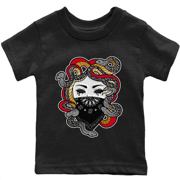 Jordan 3 Black Gold Sneaker Match Tees Medusa Sneaker Tees Jordan 3 Black Gold Sneaker Release Tees Kids Shirts