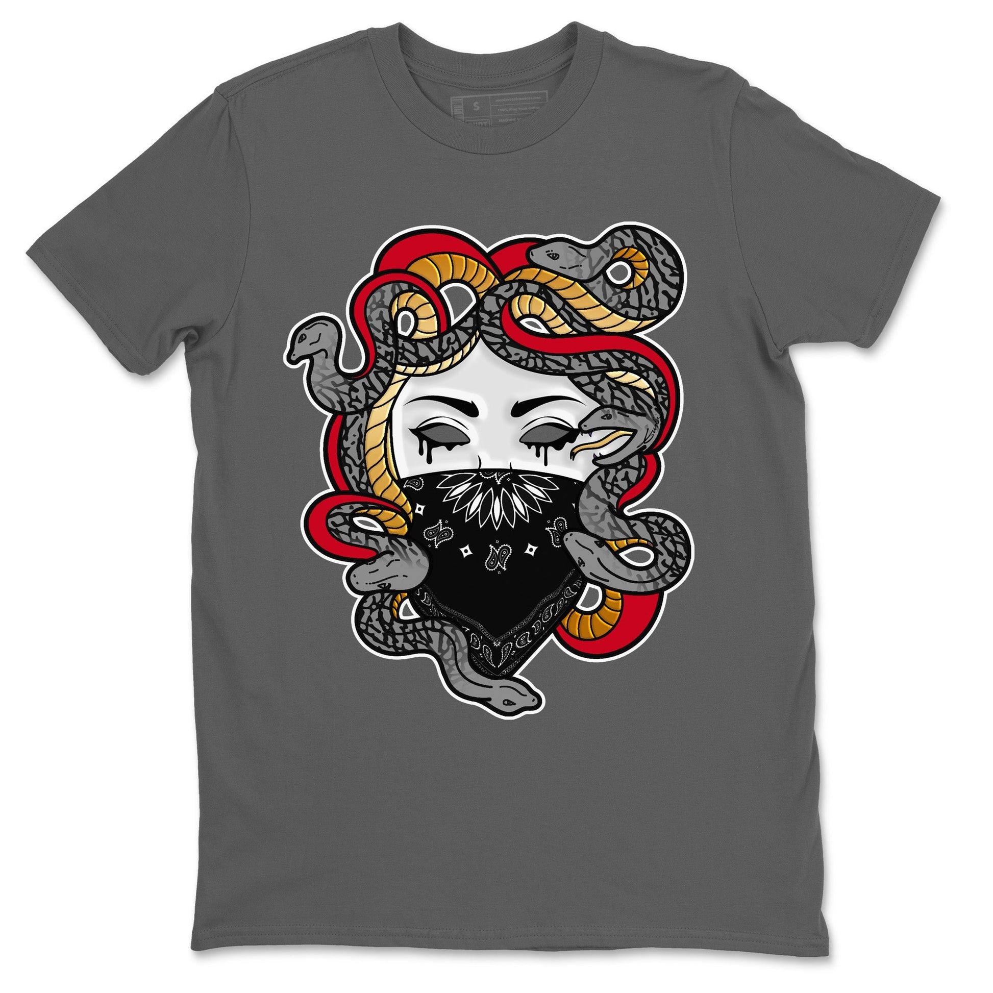 Jordan 3 Black Gold Sneaker Match Tees Medusa Sneaker Tees Jordan 3 Black Gold Sneaker Release Tees Unisex Shirts