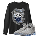 Jordan 6 Georgetown Sneaker Match Tees Medusa Sneaker Tees Jordan 6 Georgetown Sneaker Release Tees Unisex Shirts