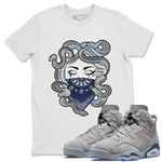 Medusa Unisex Tops - Air Jordan 6 Georgetown - SNRT Sneaker Tee