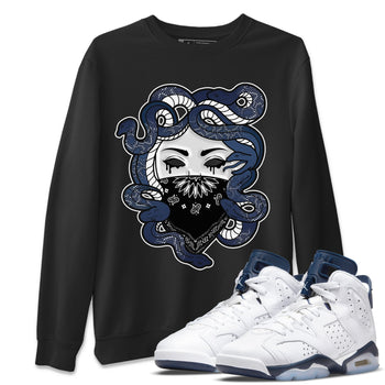 Jordan 6 Midnight Navy Sneaker Match Tees Medusa Sneaker Tees Jordan 6 Midnight Navy Sneaker Release Tees Unisex Shirts