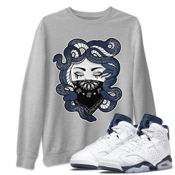 Jordan 6 Midnight Navy Sneaker Match Tees Medusa Sneaker Tees Jordan 6 Midnight Navy Sneaker Release Tees Unisex Shirts