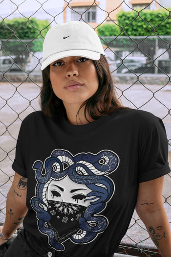 Jordan 6 Midnight Navy Sneaker Match Tees Medusa Sneaker Tees Jordan 6 Midnight Navy Sneaker Release Tees Unisex Shirts