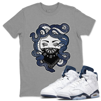 Jordan 6 Midnight Navy Sneaker Match Tees Medusa Sneaker Tees Jordan 6 Midnight Navy Sneaker Release Tees Unisex Shirts