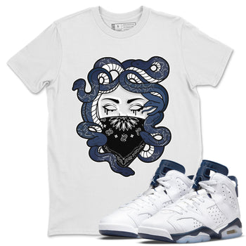 Jordan 6 Midnight Navy Sneaker Match Tees Medusa Sneaker Tees Jordan 6 Midnight Navy Sneaker Release Tees Unisex Shirts