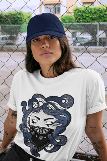 Jordan 6 Midnight Navy Sneaker Match Tees Medusa Sneaker Tees Jordan 6 Midnight Navy Sneaker Release Tees Unisex Shirts