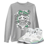 Jordan 6 Mint Foam Sneaker Match Tees Medusa Sneaker Tees Jordan 6 Mint Foam Sneaker Release Tees Unisex Shirts