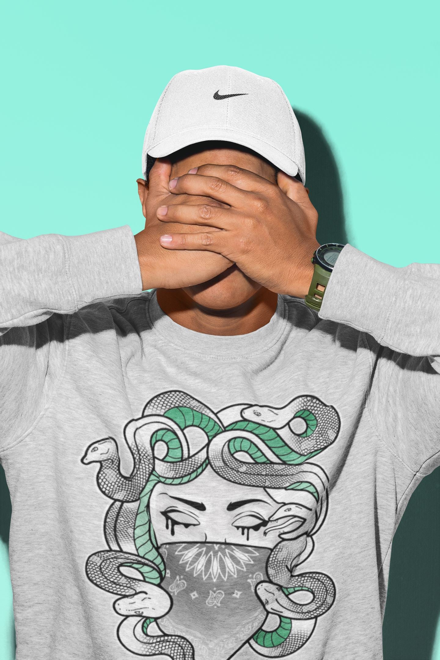 Jordan 6 Mint Foam Sneaker Match Tees Medusa Sneaker Tees Jordan 6 Mint Foam Sneaker Release Tees Unisex Shirts