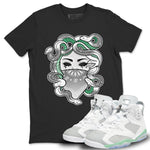 Jordan 6 Mint Foam Sneaker Match Tees Medusa Sneaker Tees Jordan 6 Mint Foam Sneaker Release Tees Unisex Shirts