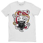 Jordan 7 Cardinal Sneaker Match Tees Medusa Sneaker Tees Jordan 7 Cardinal Sneaker Release Tees Unisex Shirts