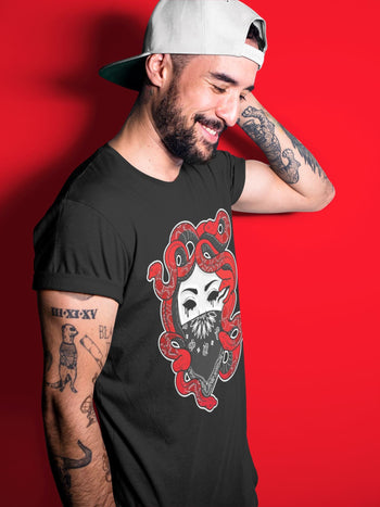 Jordan 9 Chile Red Sneaker Match Tees Medusa Sneaker Tees Jordan 9 Chile Red Sneaker Release Tees Unisex Shirts