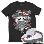 Medusa Unisex Tops - Air Jordan 9 Fire Red - SNRT Sneaker Tee