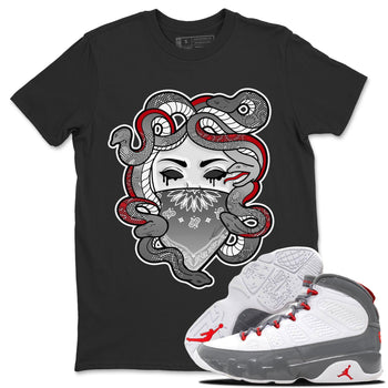 Medusa Unisex Tops - Air Jordan 9 Fire Red - SNRT Sneaker Tee