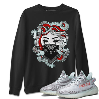 Yeezy 350 Blue Tint Sneaker Match Tees Medusa Sneaker Tees Yeezy 350 Blue Tint Sneaker Release Tees Unisex Shirts