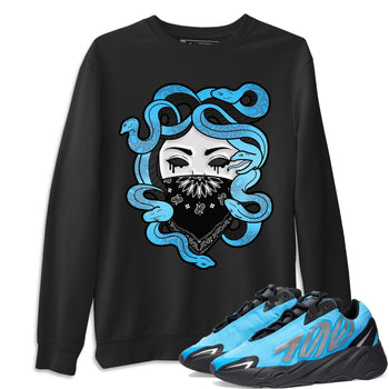 Yeezy 700 Bright Cyan Sneaker Match Tees Medusa Sneaker Tees Yeezy 700 Bright Cyan Sneaker Release Tees Unisex Shirts