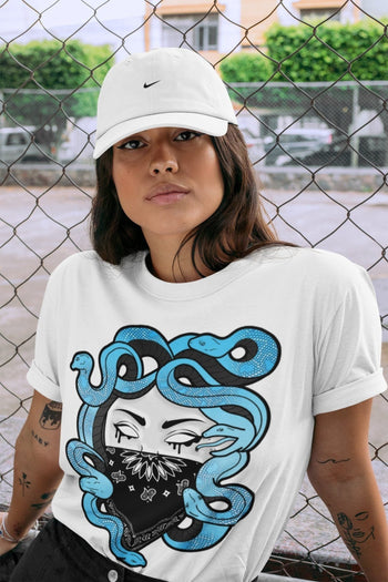 Yeezy 700 Bright Cyan Sneaker Match Tees Medusa Sneaker Tees Yeezy 700 Bright Cyan Sneaker Release Tees Unisex Shirts