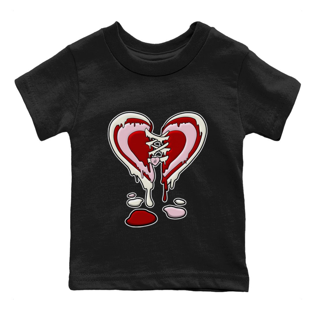 Air Force 1 Valentines Day Sneaker Match Tees Melting Heart Sneaker Tees Air Force 1 Valentines Day Sneaker Release Tees Kids Shirts