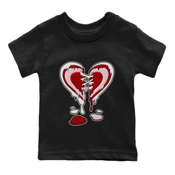 Air Force 1 Valentines Day Sneaker Match Tees Melting Heart Sneaker Tees Air Force 1 Valentines Day Sneaker Release Tees Kids Shirts