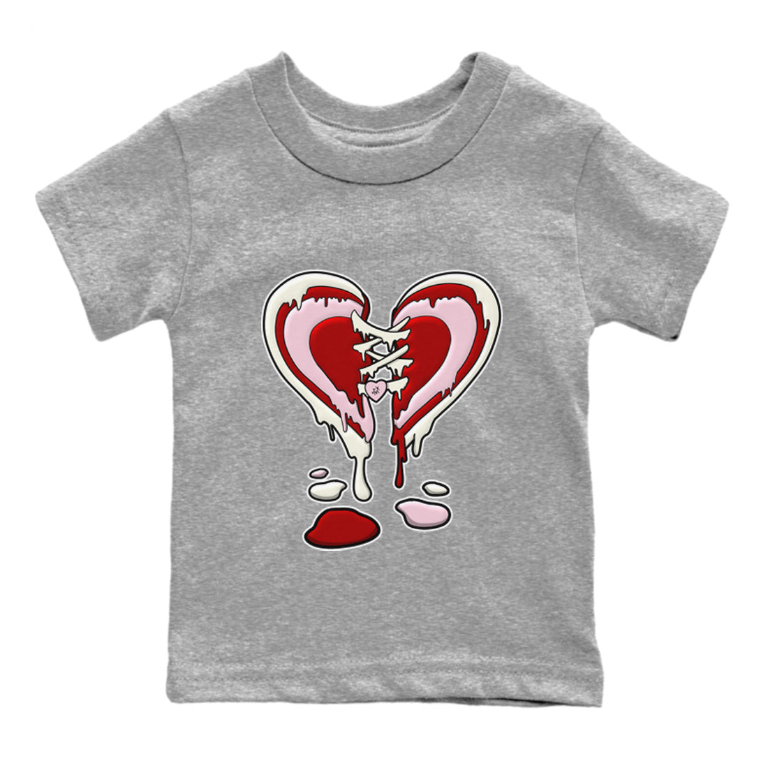 Air Force 1 Valentines Day Sneaker Match Tees Melting Heart Sneaker Tees Air Force 1 Valentines Day Sneaker Release Tees Kids Shirts