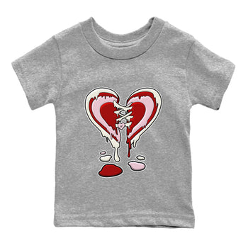 Air Force 1 Valentines Day Sneaker Match Tees Melting Heart Sneaker Tees Air Force 1 Valentines Day Sneaker Release Tees Kids Shirts