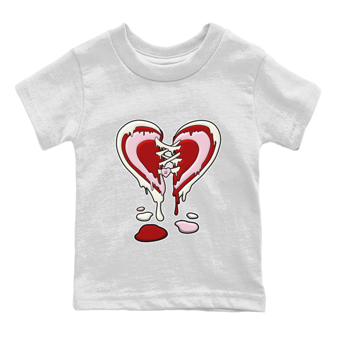 Air Force 1 Valentines Day Sneaker Match Tees Melting Heart Sneaker Tees Air Force 1 Valentines Day Sneaker Release Tees Kids Shirts