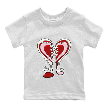 Air Force 1 Valentines Day Sneaker Match Tees Melting Heart Sneaker Tees Air Force 1 Valentines Day Sneaker Release Tees Kids Shirts