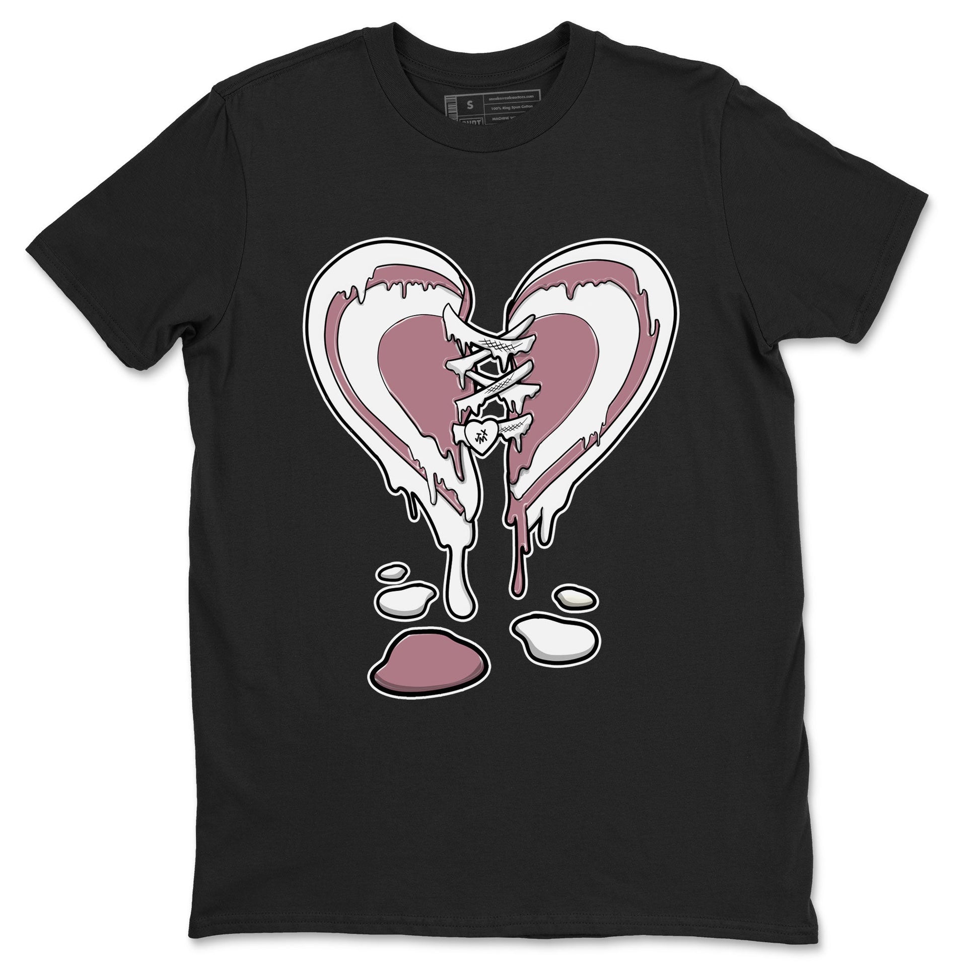 Air Jordan 1 High OG WMNS Mauve shirt to match jordans Melting Heart sneaker tees Air Jordan 1 Mauve SNRT Sneaker Release Tees Unisex Black 2 T-Shirt