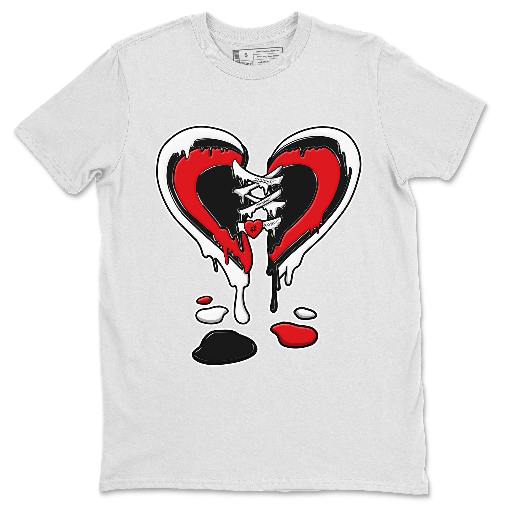 Air Jordan 6 Toro Bravo Sneaker Match Tees Melting Heart Sneaker Tees AJ6 Toro Bravo Sneaker Release Tees Unisex Shirts White 2
