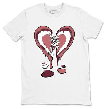 Dunk Low Valentine's Day shirt to match jordans Melting Heart sneaker tees Dunk Valentines Day 2024 SNRT Sneaker Tees Casual Crew Neck T-Shirt Unisex White 2 T-Shirt