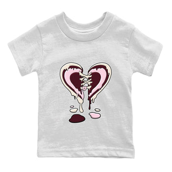 Dunk Valentines Day Sneaker Match Tees Melting Heart Sneaker Tees Nike Dunk Valentine's Day Sneaker SNRT Sneaker Tees Kids Shirts