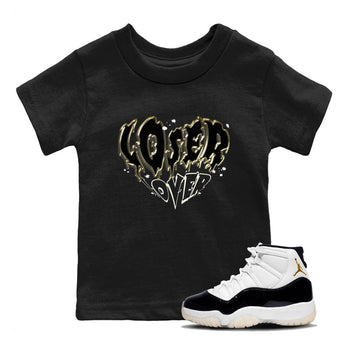 Air Jordan 11 Retro Gratitude shirt to match jordans Melting Loser Lover sneaker tees AJ11 Gratitude SNRT Sneaker T Shirt  baby toddler Black 1 cotton Shirt