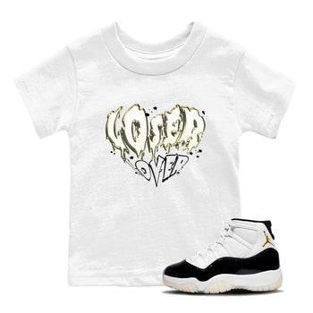 Air Jordan 11 Retro Gratitude shirt to match jordans Melting Loser Lover sneaker tees AJ11 Gratitude SNRT Sneaker T Shirt  baby toddler White 1 cotton Shirt