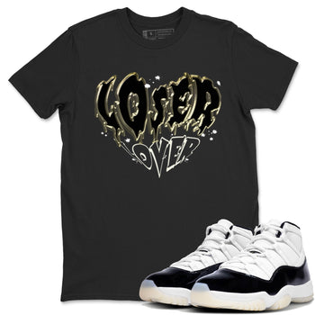 Air Jordan 11 Retro Gratitude shirt to match jordans Melting Loser Lover sneaker tees AJ11 Gratitude SNRT Sneaker T Shirt  unisex cotton Black 1 crew neck shirt