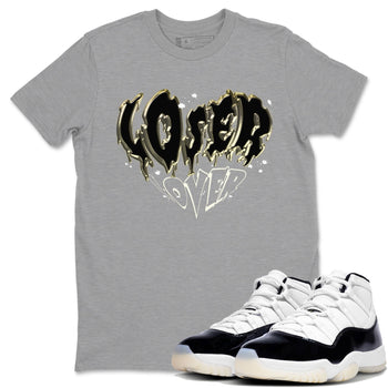 Air Jordan 11 Retro Gratitude shirt to match jordans Melting Loser Lover sneaker tees AJ11 Gratitude SNRT Sneaker T Shirt  unisex cotton Heather Grey 1 crew neck shirt