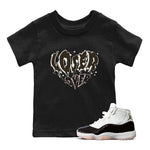 11s WMNS Neapolitan shirt to match jordans Melting Loser Lover sneaker tees Air Jordan 11 Neapolitan SNRT Sneaker Tees Sneaker Matching Shirt Baby Toddler Black 1 T-Shirt