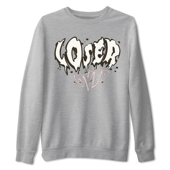 11s WMNS Neapolitan shirt to match jordans Melting Loser Lover sneaker tees Air Jordan 11 Neapolitan SNRT Sneaker Tees Sneaker Matching Shirt Unisex Heather Grey 2 T-Shirt