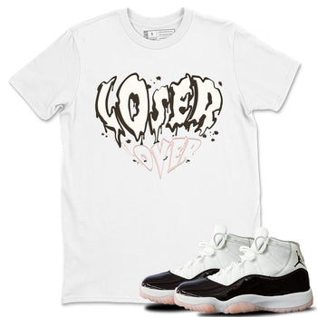 11s WMNS Neapolitan shirt to match jordans Melting Loser Lover sneaker tees Air Jordan 11 Neapolitan SNRT Sneaker Tees Sneaker Matching Shirt Unisex White 1 T-Shirt