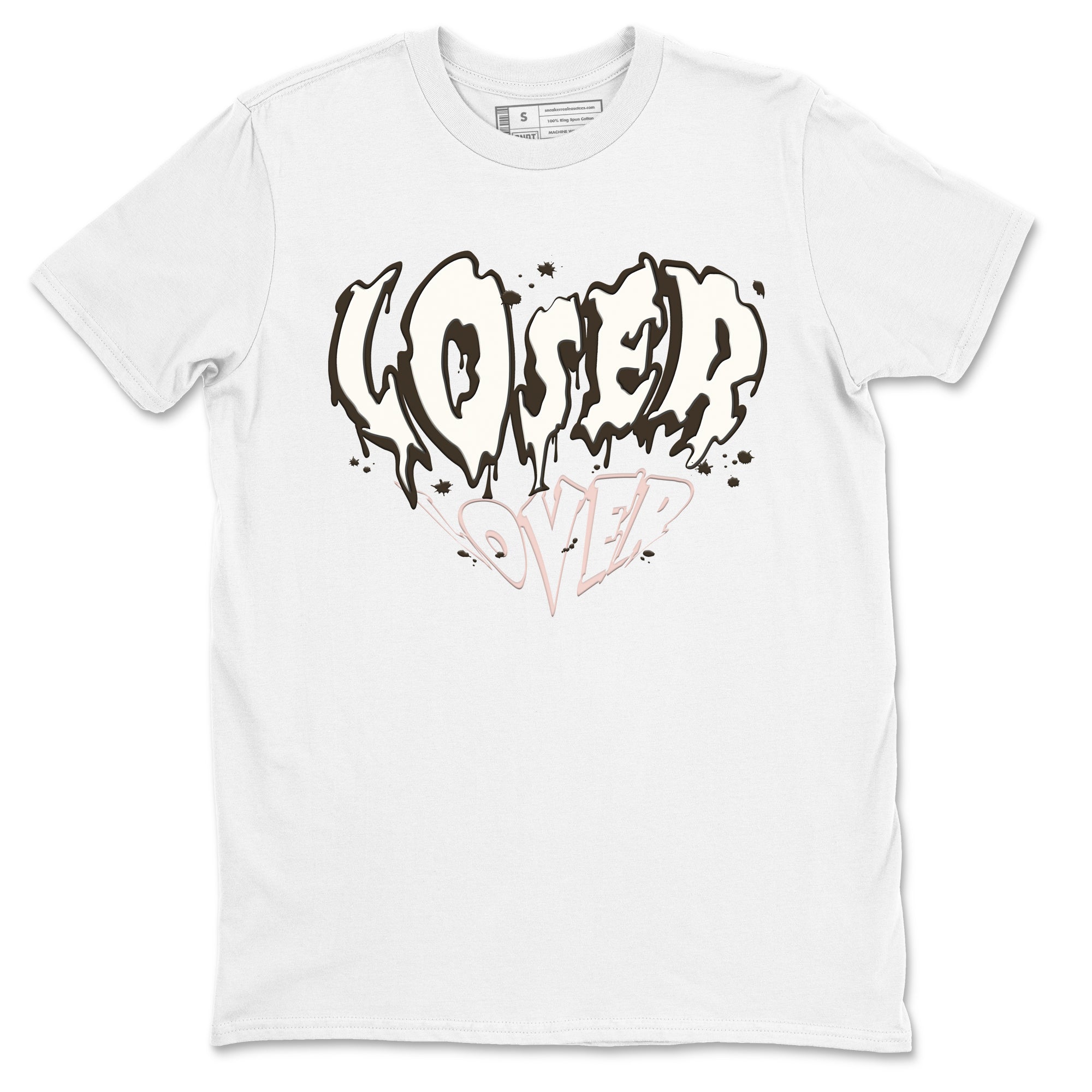 11s WMNS Neapolitan shirt to match jordans Melting Loser Lover sneaker tees Air Jordan 11 Neapolitan SNRT Sneaker Tees Sneaker Matching Shirt Unisex White 2 T-Shirt