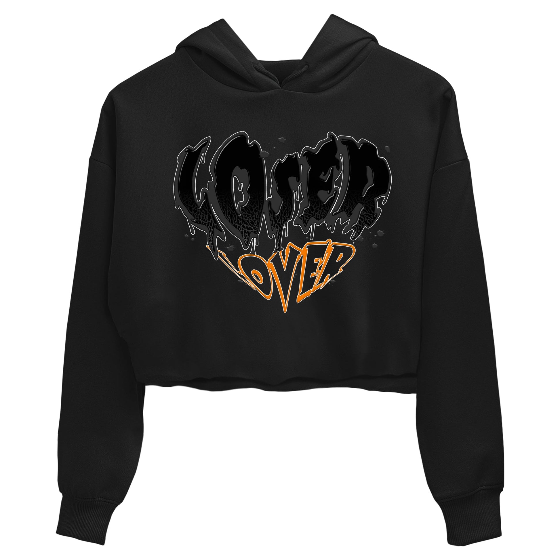 Air Jordan 3 Retro Fear shirt to match jordans Melting Loser Lover sneaker tees AJ3 Fear SNRT Sneaker Tees Sneaker Matching Cotton Shirt Black 2 crop length shirt