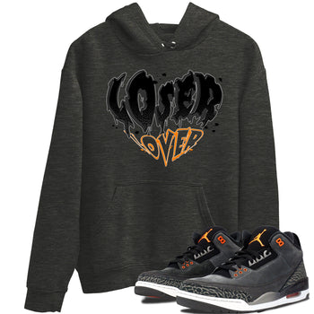 Air Jordan 3 Retro Fear shirt to match jordans Melting Loser Lover sneaker tees AJ3 Fear SNRT Sneaker Tees Sneaker Matching Cotton Shirt unisex cotton Charcoal Heather 1 crew neck shirt