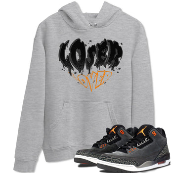 Air Jordan 3 Retro Fear shirt to match jordans Melting Loser Lover sneaker tees AJ3 Fear SNRT Sneaker Tees Sneaker Matching Cotton Shirt unisex cotton Heather Grey 1 crew neck shirt