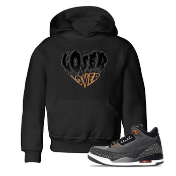 Air Jordan 3 Retro Fear shirt to match jordans Melting Loser Lover sneaker tees AJ3 Fear SNRT Sneaker Tees Sneaker Matching Cotton Shirt baby toddler Black 1 cotton Shirt