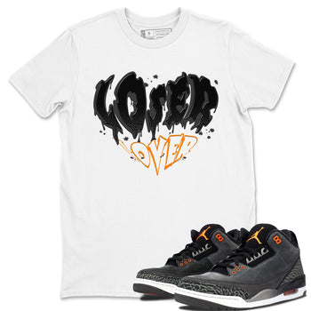 Air Jordan 3 Retro Fear shirt to match jordans Melting Loser Lover sneaker tees AJ3 Fear SNRT Sneaker Tees Sneaker Matching Cotton Shirt unisex cotton White 1 crew neck shirt