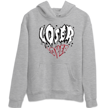 Red Cement 4 shirt to match jordans Melting Loser Lover sneaker tees Air Jordan 4 Red Cement SNRT Sneaker Release Tees Unisex Heather Grey 2 T-Shirt