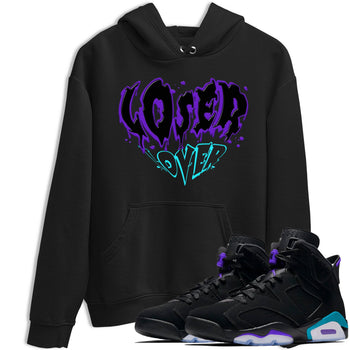 6s Aqua shirt to match jordans Melting Loser Lover sneaker tees Air Jordan 6 Aqua SNRT Sneaker Release Tees Unisex Black 1 T-Shirt
