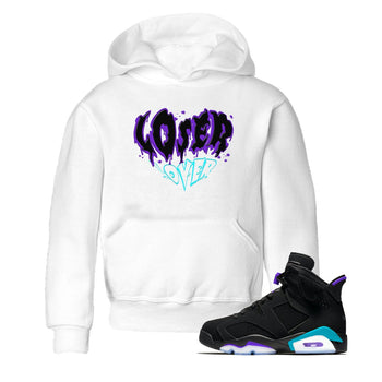 6s Aqua shirt to match jordans Melting Loser Lover sneaker tees Air Jordan 6 Aqua SNRT Sneaker Release Tees Baby Toddler White 1 T-Shirt
