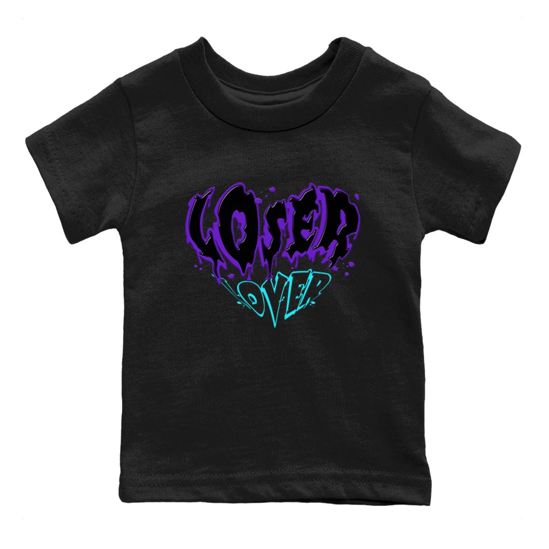 6s Aqua shirt to match jordans Melting Loser Lover sneaker tees Air Jordan 6 Aqua SNRT Sneaker Release Tees Baby Toddler Black 2 T-Shirt