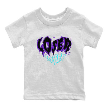 6s Aqua shirt to match jordans Melting Loser Lover sneaker tees Air Jordan 6 Aqua SNRT Sneaker Release Tees Baby Toddler White 2 T-Shirt