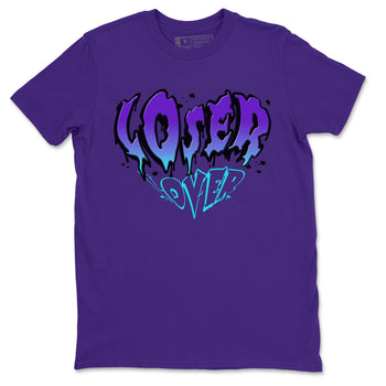 6s Aqua shirt to match jordans Melting Loser Lover sneaker tees Air Jordan 6 Aqua SNRT Sneaker Release Tees Unisex Purple 2 T-Shirt