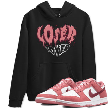 Dunk Valentine's Day shirt to match jordans Melting Loser Lover sneaker tees Dunk Low Valentines Day SNRT Sneaker Release Tees unisex cotton Black 1 crew neck shirt
